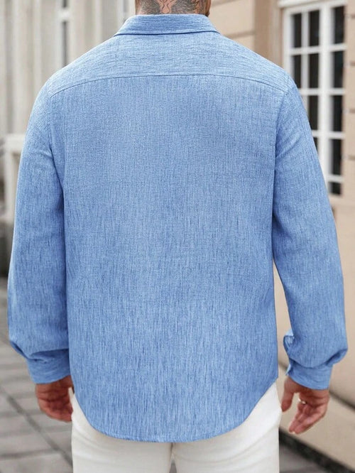 SHEIKH CART ARTICLE #4033 Sky Vibe Textured Shirt